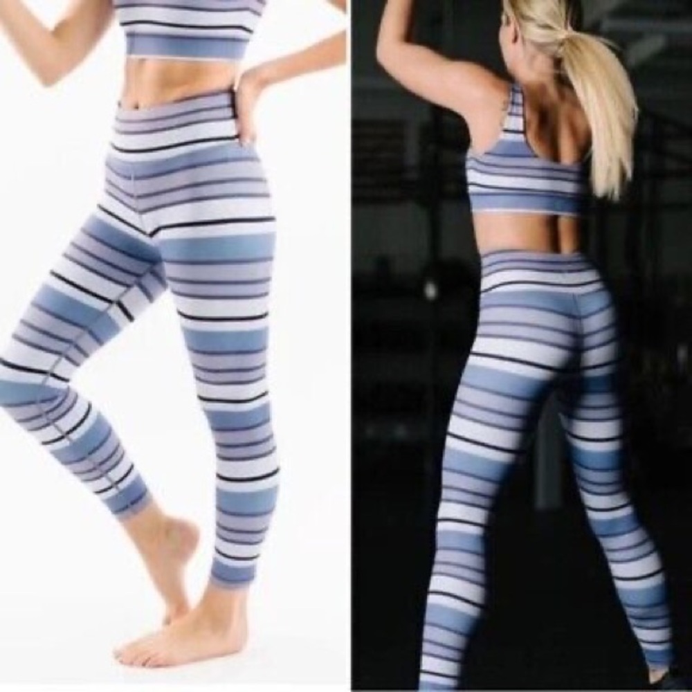 Striped Zyia Leggings